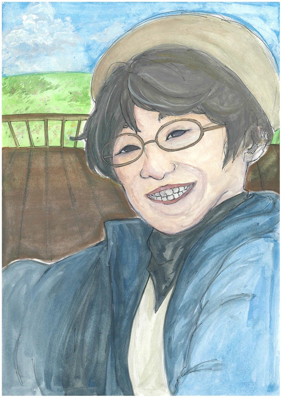 取材レポート　メガネのプリンス　第48回　メガネをかけた人の似顔絵コンテスト　オンライン表彰式