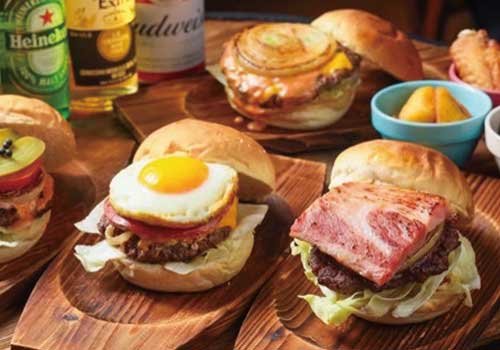 ジューシーな道産肉に豪快にかぶりつける！