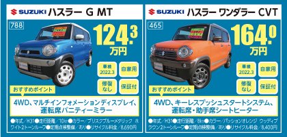  おすすめの中古車情報