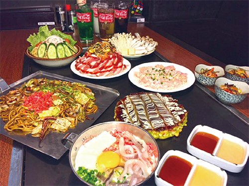 本場大阪のお好み焼きをみんなで楽しもう！