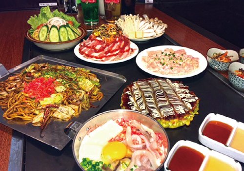 本場大阪お好み焼き 家族で仲間で味わおう！