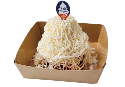口の中でほどける新食感スイーツソフトクリーム