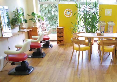 自慢のマイナスイオンミスト ツヤツヤの仕上がりが大好評!