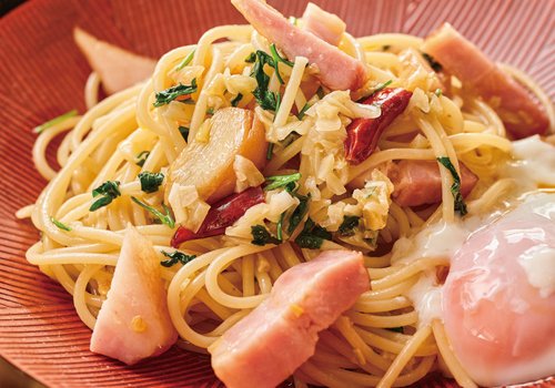 スパゲッティをもっと気軽に本格ペペロンチーノをぜひ