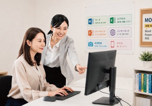 効率よくパソコンスキルをアップしませんか？