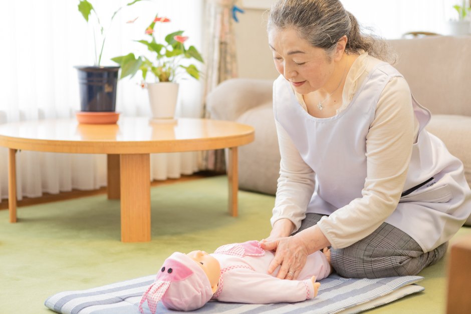 赤ちゃんとふれ愛あそびタッチケア