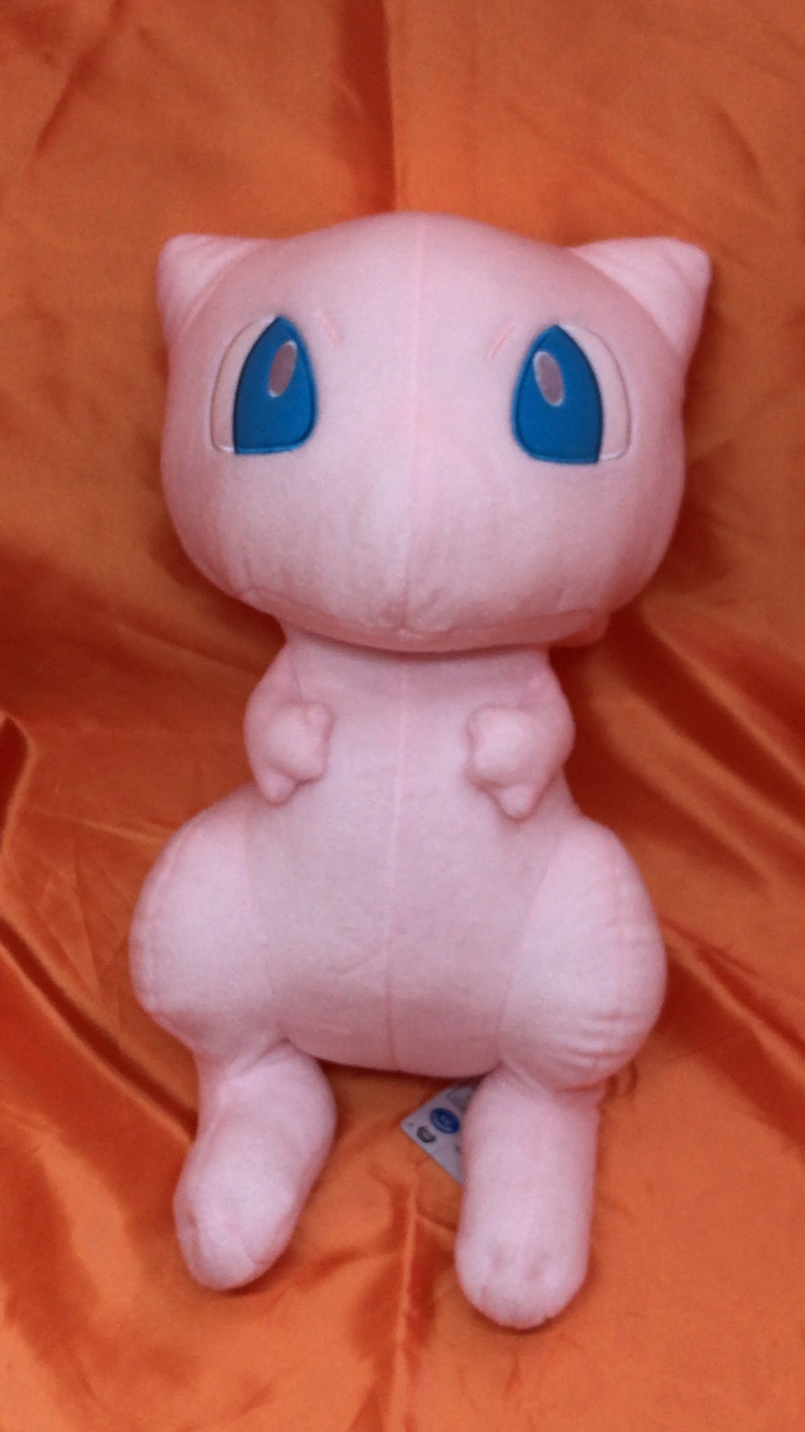 同じく劇場版ポケモンよりミュウのめちゃでかぬいぐるみが入荷しました  #ポケモン  #ミュウ  pic.twitter.com/vymky9... [ワンダーシティ札幌 プラボ札幌西町店【Twitter】]