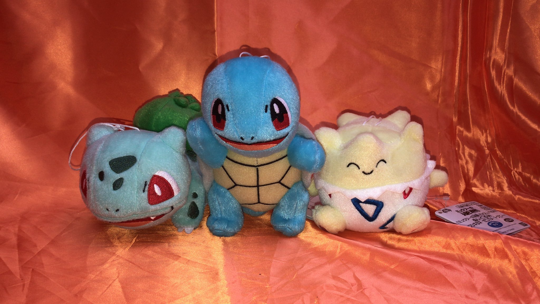 ミュウツーの逆襲 EVOLUTIONぬいぐるみ フシギダネ・ゼニガメ・トゲピーが入荷しました。鞄などにつけやすい小さめサイズのぬいぐるみ。今... [ワンダーシティ札幌 プラボ札幌西町店【Twitter】]