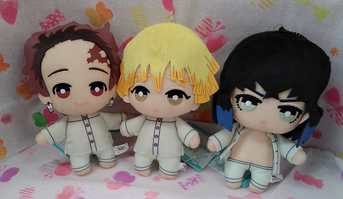 鬼滅の刃ともぬい～蝶屋敷おやすみver.～が入荷してます。パジャマ姿の3人が登場です。#鬼滅の刃 [ワンダーシティ札幌 プラボ札幌西町店【Twitter】]