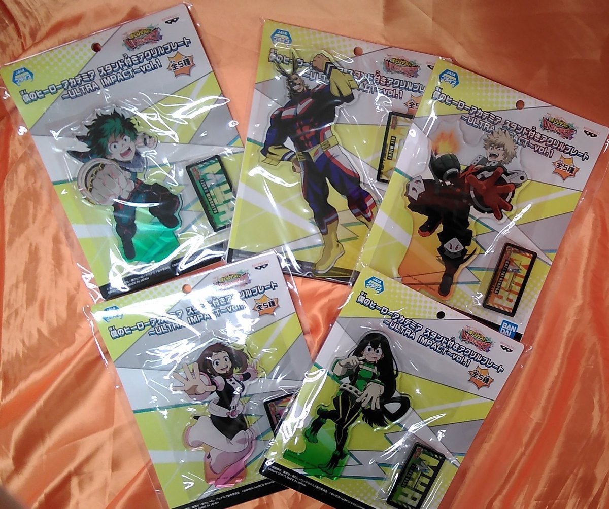 僕のヒーローアカデミア スタンド付きアクリルプレート ～ULTRA IMPACT～ も入荷してます。女性キャラと元ナンバー1ヒーローと現ナン... [ワンダーシティ札幌 プラボ札幌西町店【Twitter】]