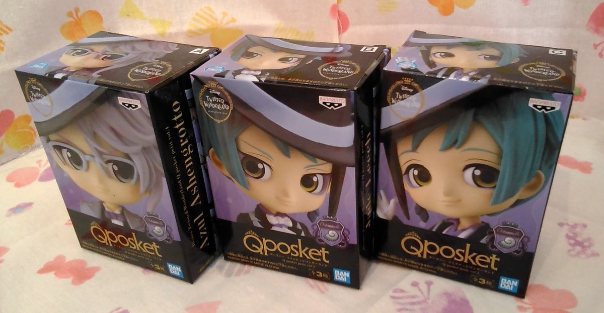 ディズニーツイステッドワンダーランドQposket petit vol.4が入荷しました。今回は特に人気のオクタヴィネル寮の3人が登場です！... [ワンダーシティ札幌 プラボ札幌西町店【Twitter】]