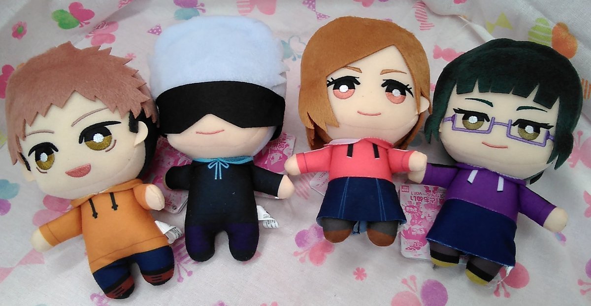 呪術廻戦ともぬい～パーカースタイル～が入荷してます。vol.1はこちらの4人 #呪術廻戦 [ワンダーシティ札幌 プラボ札幌西町店【Twitter】]
