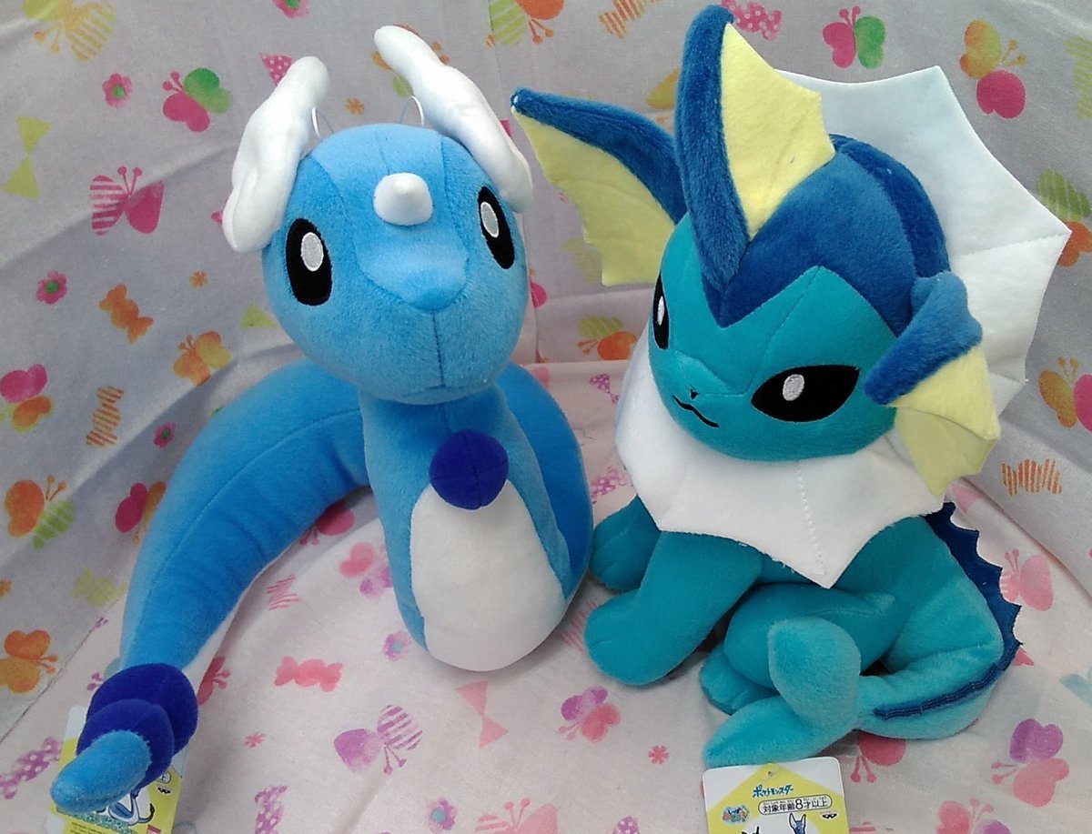 ポケットモンスター　しっぽみてみて！　でっかいぬいぐるみ～シャワーズ・ハクリュー～が入荷してます。ハクリューのこのサイズのぬ... [ワンダーシティ札幌 プラボ札幌西町店【Twitter】]