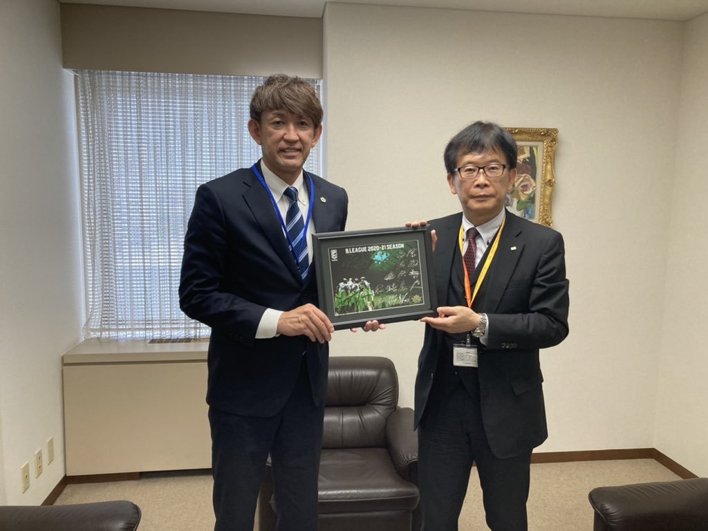#レバンガ北海道 #折茂武彦 社長がメディアパートナー #TVh #テレビ北海道 様にシーズン終了のご挨拶をさせて頂きました。お忙しい中..... [レバンガ北海道【Twitter】]