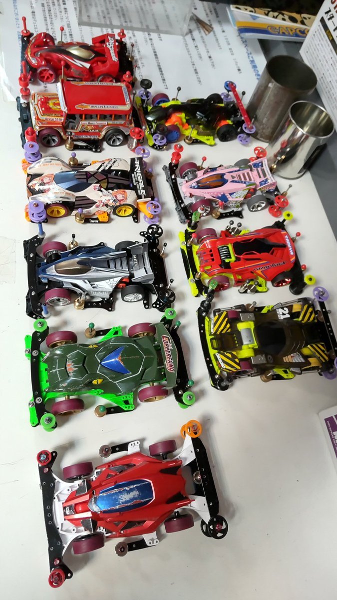 おもちゃの平野ミニ四駆大会KPR部門始めまーす（笑） [おもちゃの平野【Twitter】]