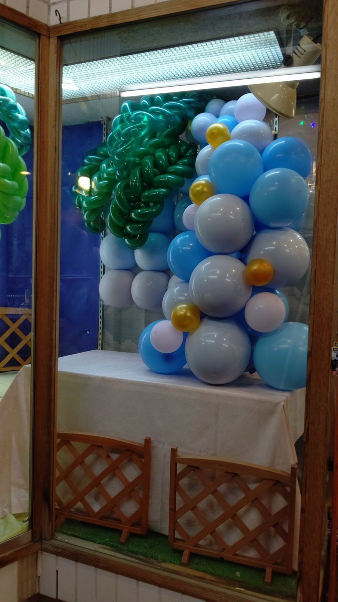 こっちもモッサー🌴#バルーンアート #おもちゃの平野 [おもちゃの平野【Twitter】]