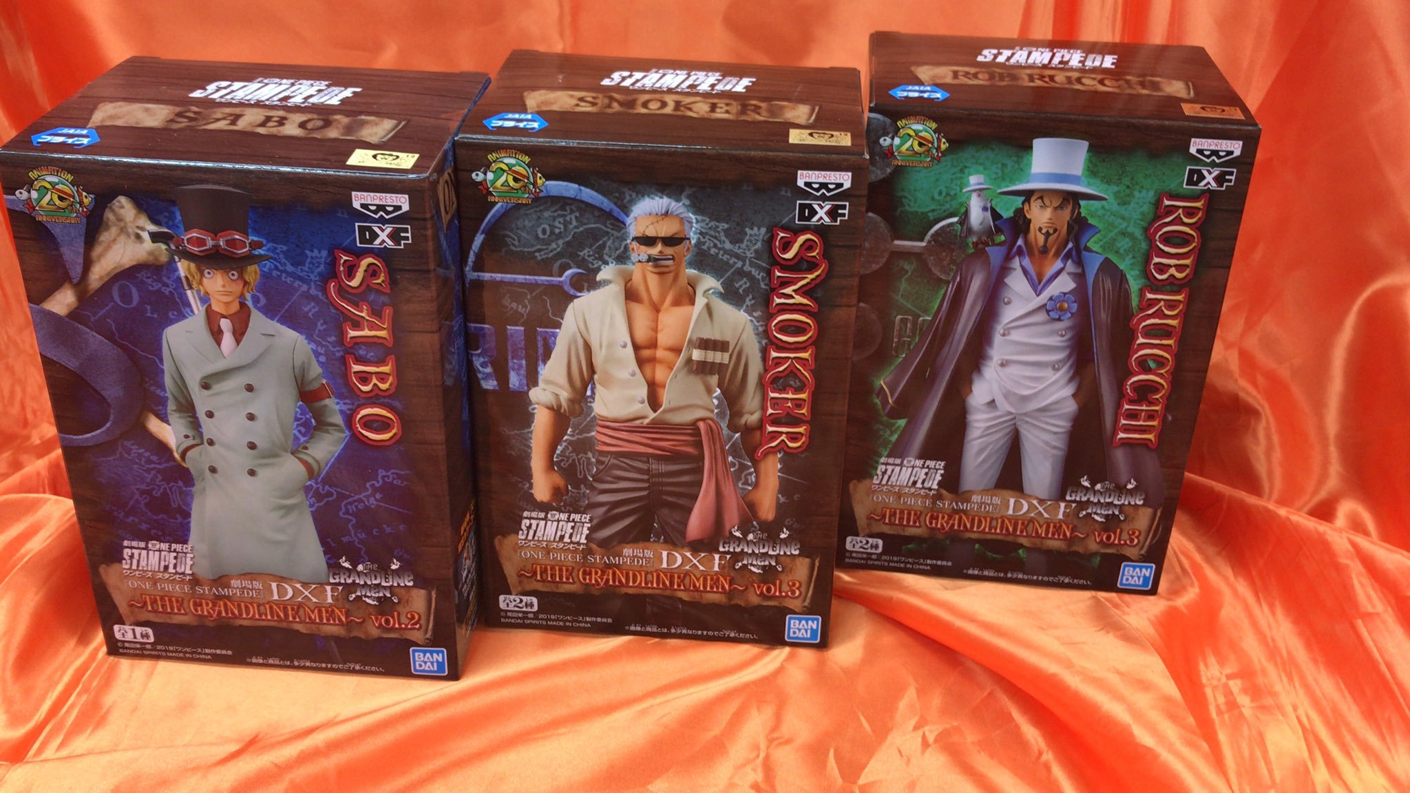 劇場版ワンピースよりグランドラインメンの2と3が入荷しました。サボ、スモーカー、ルッチの3人です  #ワンピース pic.twitter.c... [ワンダーシティ札幌 プラボ札幌西町店【Twitter】]