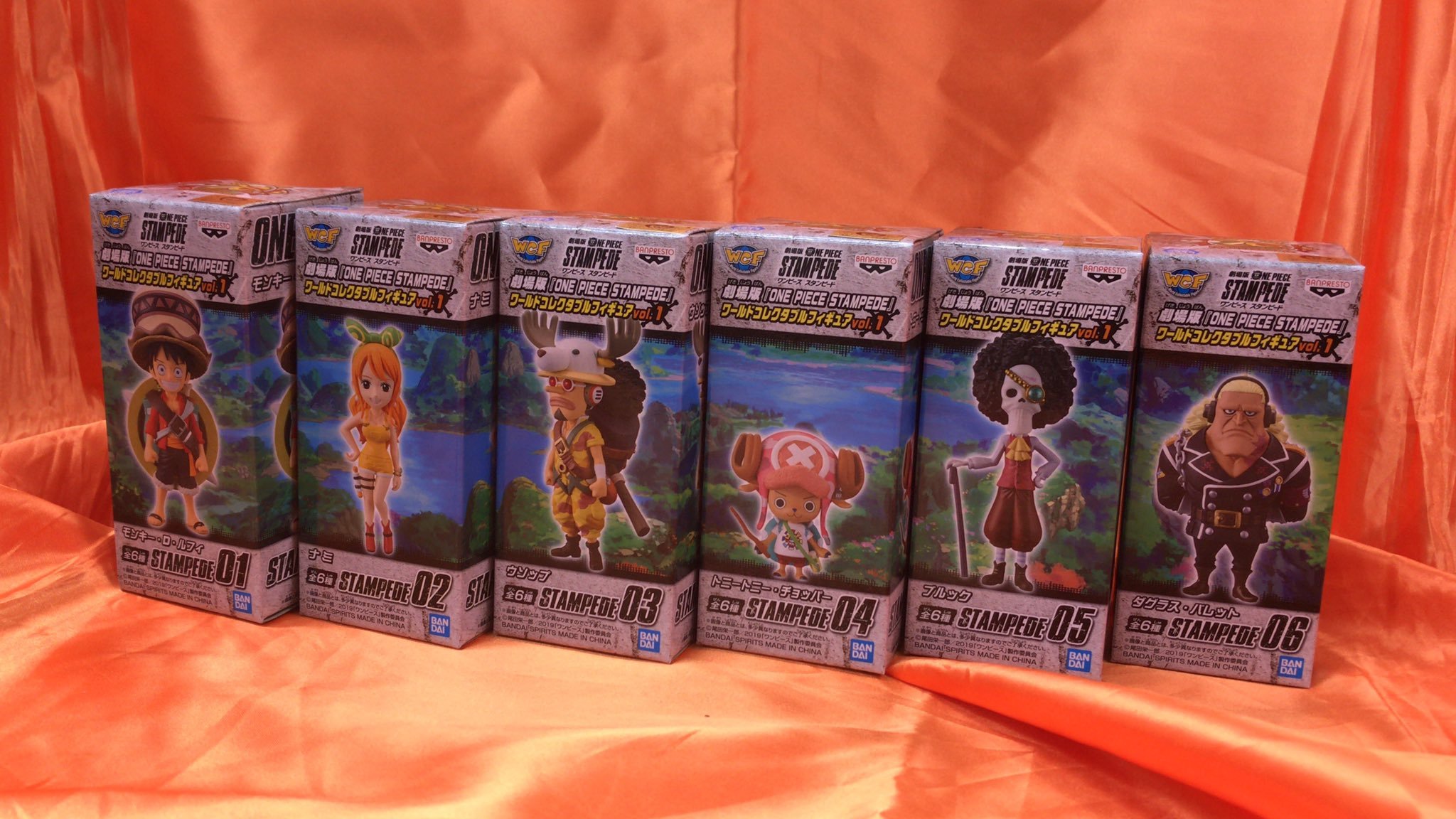 同じく劇場版ワンピースよりワールドコレクタブルフィギュアvol.1が入荷しました。ちなみにナムコ限定の方はバギーが完売いたしました。他も残り... [ワンダーシティ札幌 プラボ札幌西町店【Twitter】]