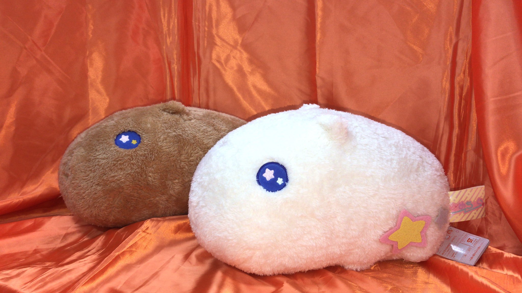 カピバラさん でっかいゆめちっく☆ぬいぐるみ 〜おほしさますたいる〜 が入荷しました。キラキラの目と体の横のお星様がキュート！  #カピバラ... [ワンダーシティ札幌 プラボ札幌西町店【Twitter】]