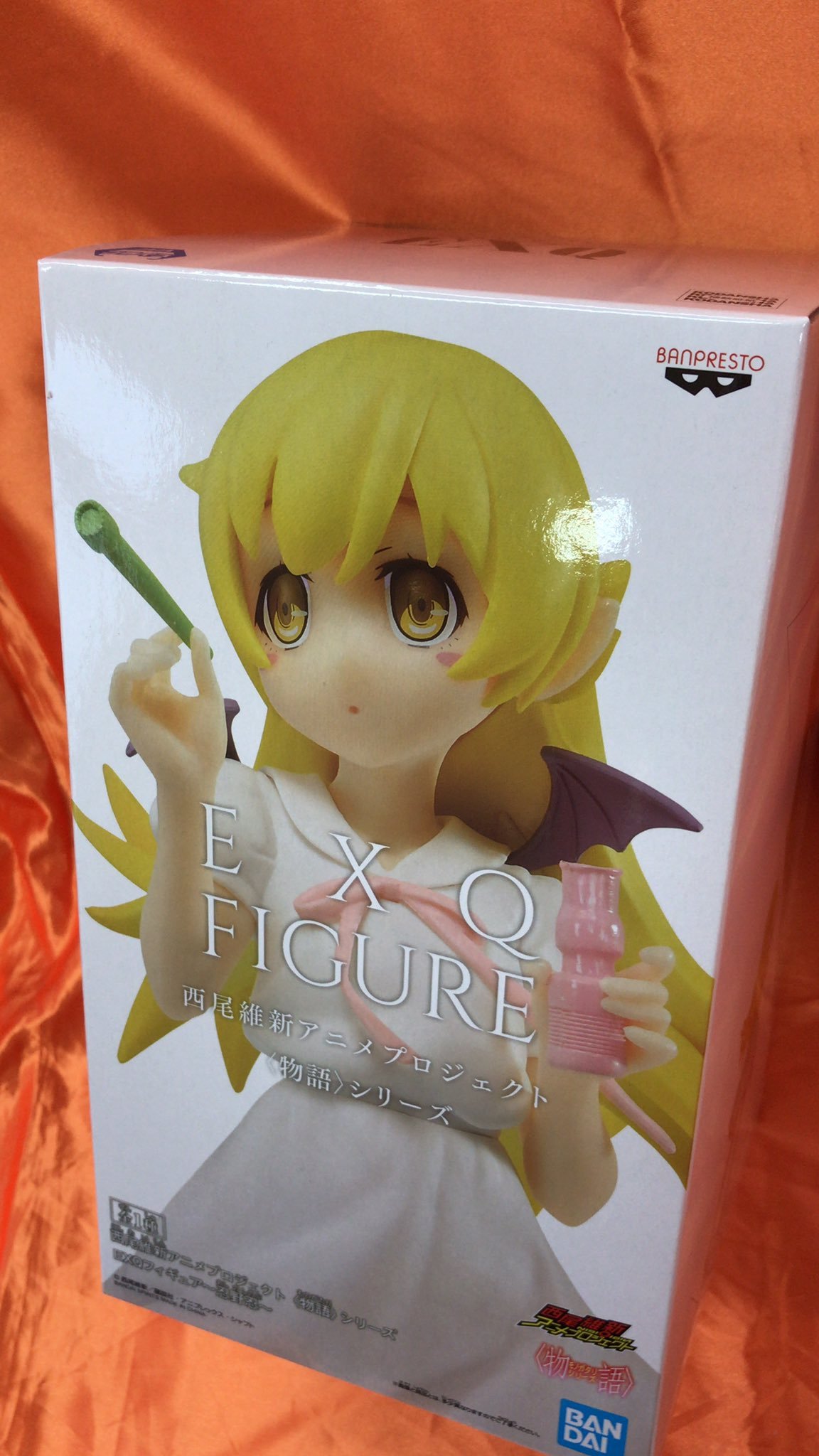 物語シリーズより忍野忍のEXQフィギュアが入荷しました。シャボン玉を吹いている忍のフィギュアです。表情が可愛いですね pic.twitter... [ワンダーシティ札幌 プラボ札幌西町店【Twitter】]