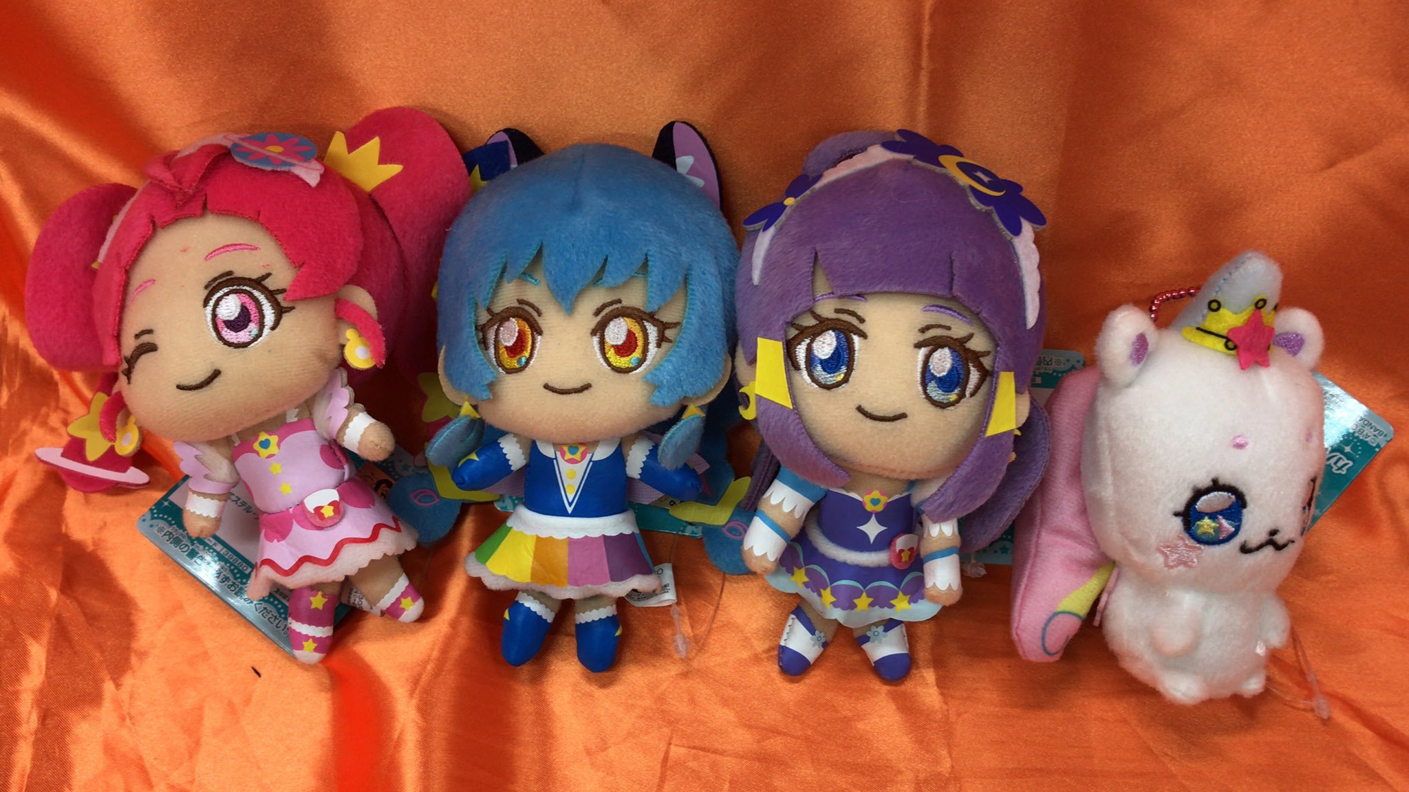 スター☆トゥインクルプリキュア　カバンに付けられるぬいぐるみ vol.2 が入荷しました。今回はこちらの3人＋１匹です　 #プリキュア pi... [ワンダーシティ札幌 プラボ札幌西町店【Twitter】]