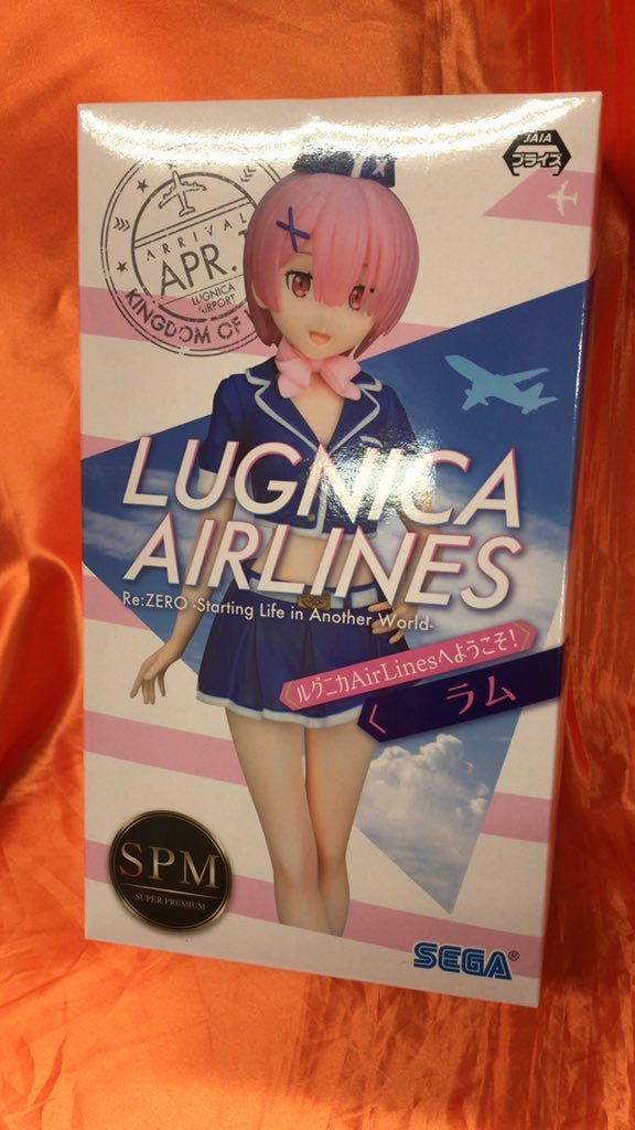 リゼロよりラムのフィギュアが入荷しました。スチュワーデス衣装のラムですよ　 #リゼロ　 #ラム pic.twitter.com/8bGxVu... [ワンダーシティ札幌 プラボ札幌西町店【Twitter】]