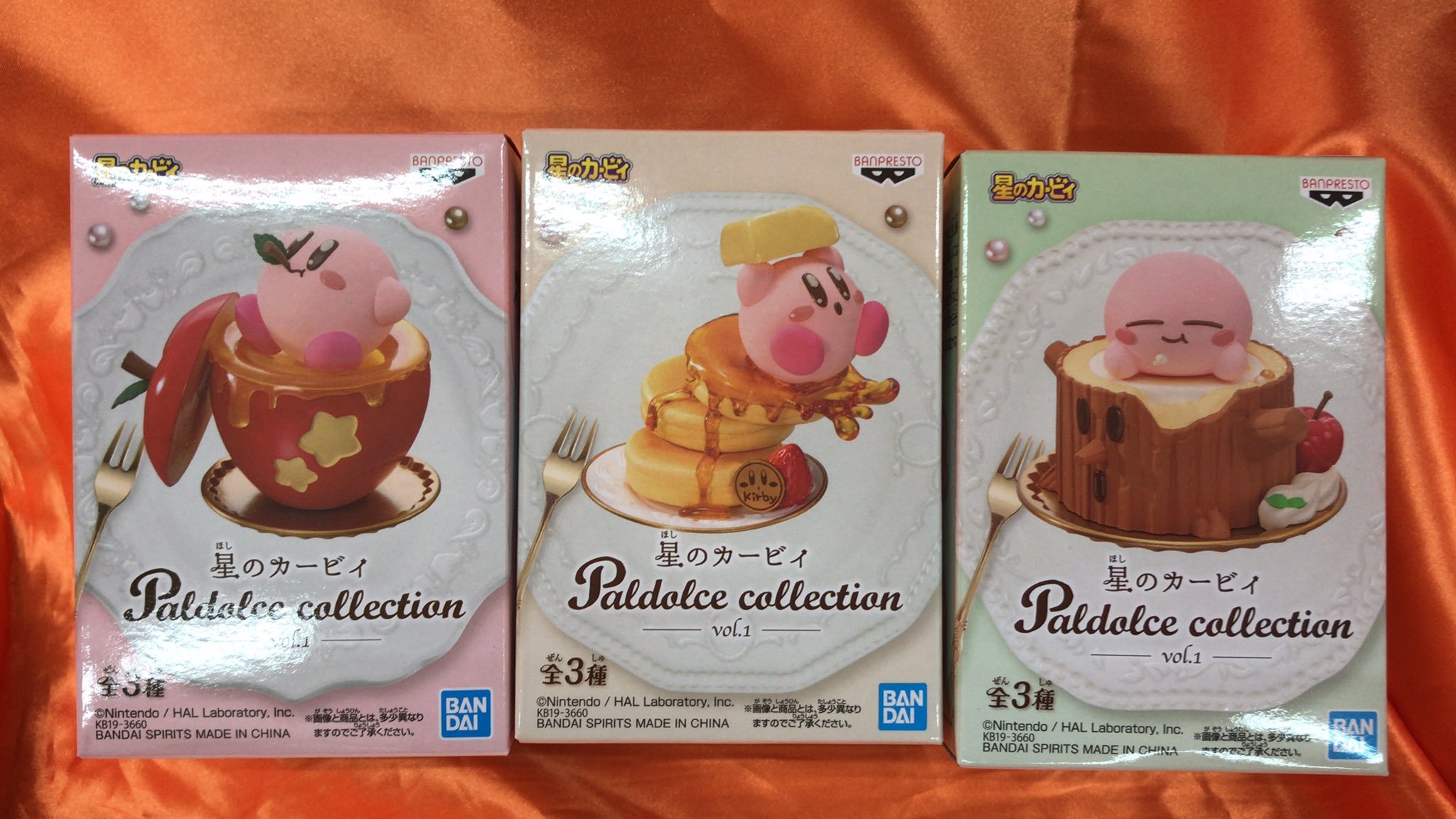 星のカービィPaldolce collection vol.1が入荷しました。カービィがスイーツに乗っかっちゃってるフィギュアです。カービィ... [ワンダーシティ札幌 プラボ札幌西町店【Twitter】]