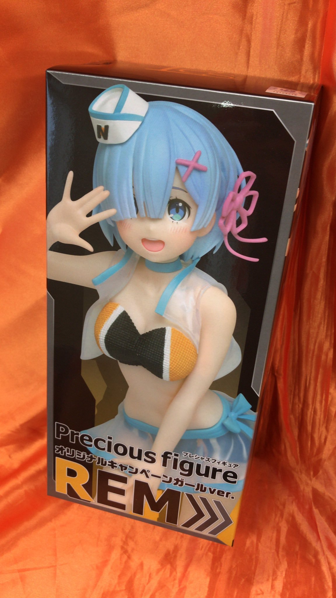 リゼロよりプレシャスフィギュア　オリジナルキャンペーンガールver. REM が入荷しました。このシリーズは水着に何か加えてきますが、今回も... [ワンダーシティ札幌 プラボ札幌西町店【Twitter】]