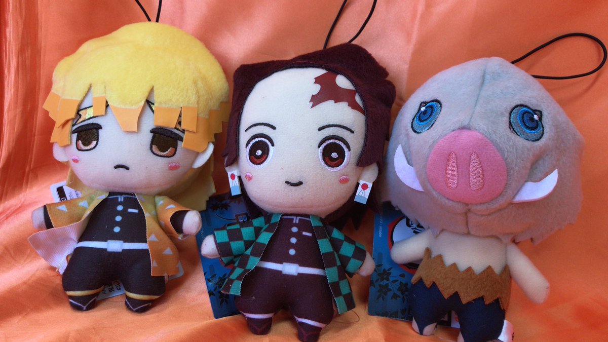 鬼滅の刃ぬいぐるみが入荷しました。メインキャラクター3名の小さめのぬいぐるみです。鬼滅景品は毎回すぐに完売してしまいますので、... [ワンダーシティ札幌 プラボ札幌西町店【Twitter】]