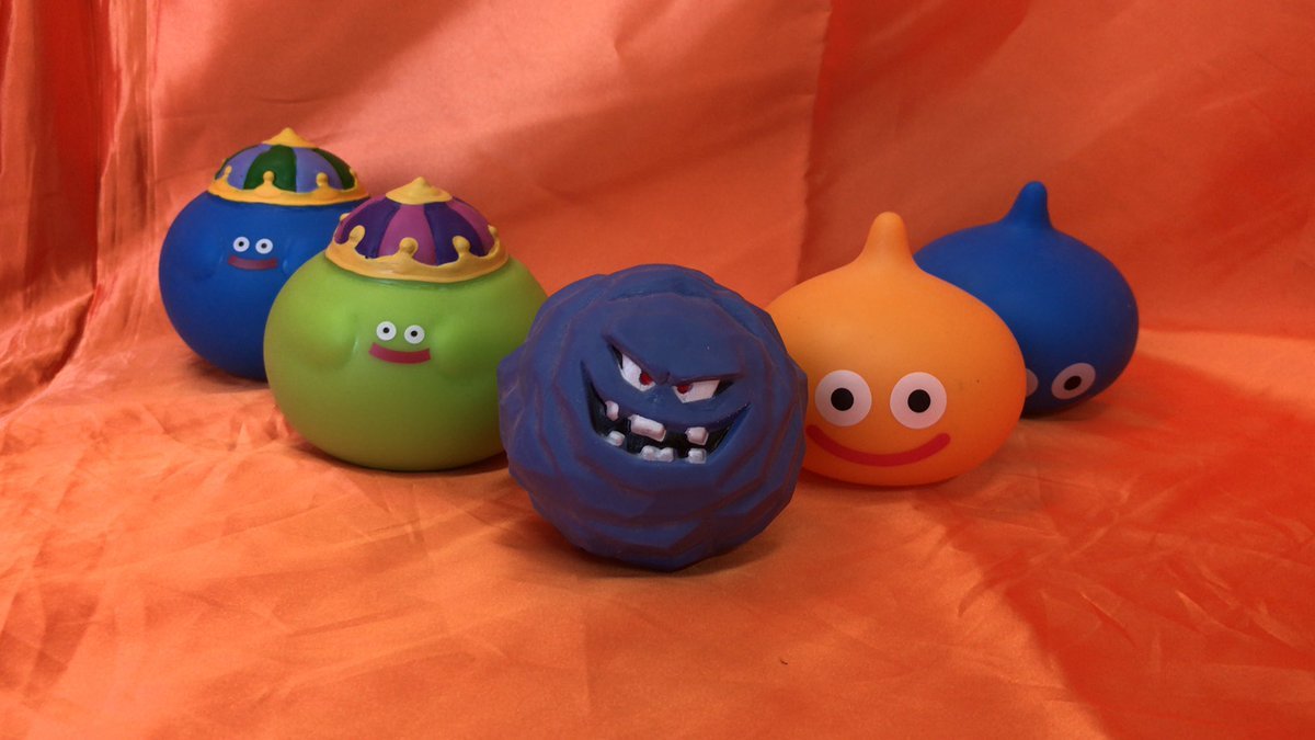 ドラゴンクエスト　ぷにゅぷにゅスライム　ばくだん岩登場　が入荷しました。人気のぷにゅぷにゅ触感のスライムにばくだん岩が新登場！ [ワンダーシティ札幌 プラボ札幌西町店【Twitter】]