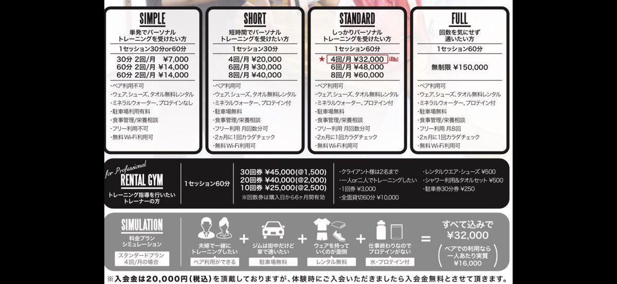 【本日の営業時間】大通店11:00-20:00平岸店11:00-21:00GYM9:00-21:00パーソナルジムの価格表です👇体験ご予約... [EZOBOLIC（エゾボリック）【Bulkuppu】]