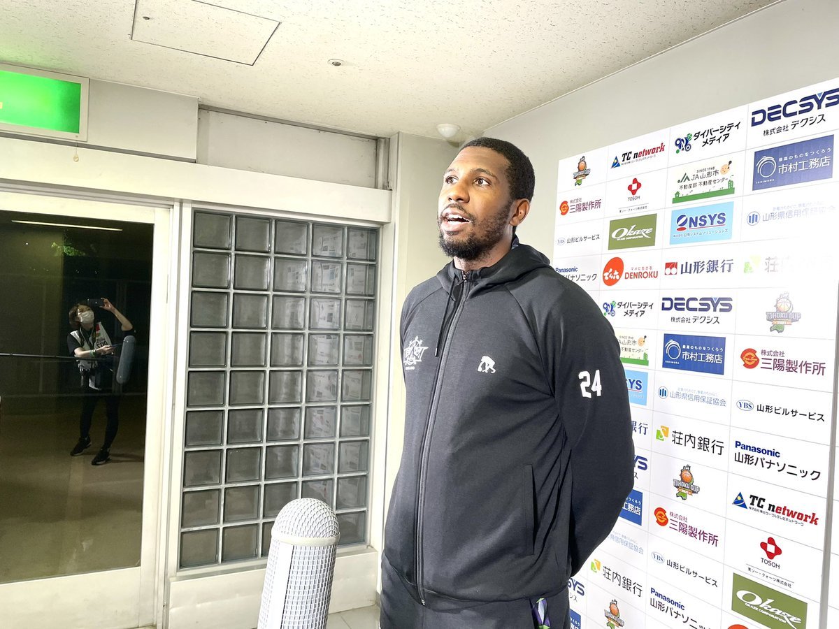 ブルックス選手はいつもチームファーストの発言をするナイスガイ☺️✨(最初宣材見て怖いのかも…と思っててソーリー🙏)中野選手の活躍... [レバンガ北海道【Twitter】]