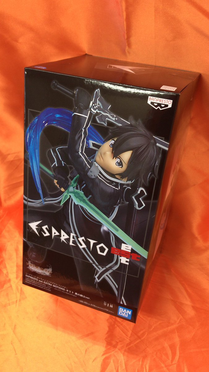 SAOのキリトのフィギュアが入荷しました。透明なエフェクトパーツで躍動感溢れる造形ですよ。アニメでは前期は結局活躍なかったですが... [ワンダーシティ札幌 プラボ札幌西町店【Twitter】]