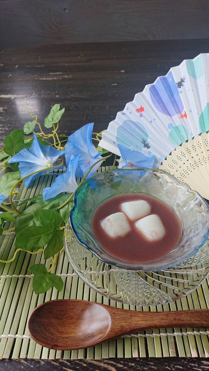 😗期間限定😗*冷やしぜんざい*  ¥2007/31までです！！アプリ会員様はご提示頂くと、50円引きになります🥄🧊夏にぴったり🥺?... [らぁめん銀波露 札幌手稲店【Twitter】]