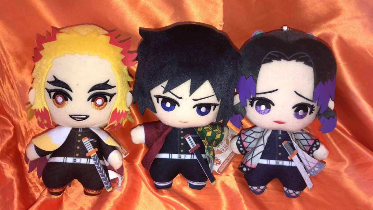 鬼滅の刃の小さめのぬいぐるみが入荷してます。今回は柱からこの三人が登場ですよ。キャラクターによって数が違いますので、欲しいキ... [ワンダーシティ札幌 プラボ札幌西町店【Twitter】]