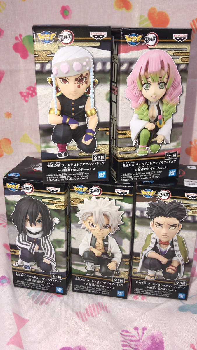 ナムコ限定ではありませんが、柱のワーコレ第2弾も入荷してます。今回はこちらの5人が登場ですよ #鬼滅の刃 [ワンダーシティ札幌 プラボ札幌西町店【Twitter】]