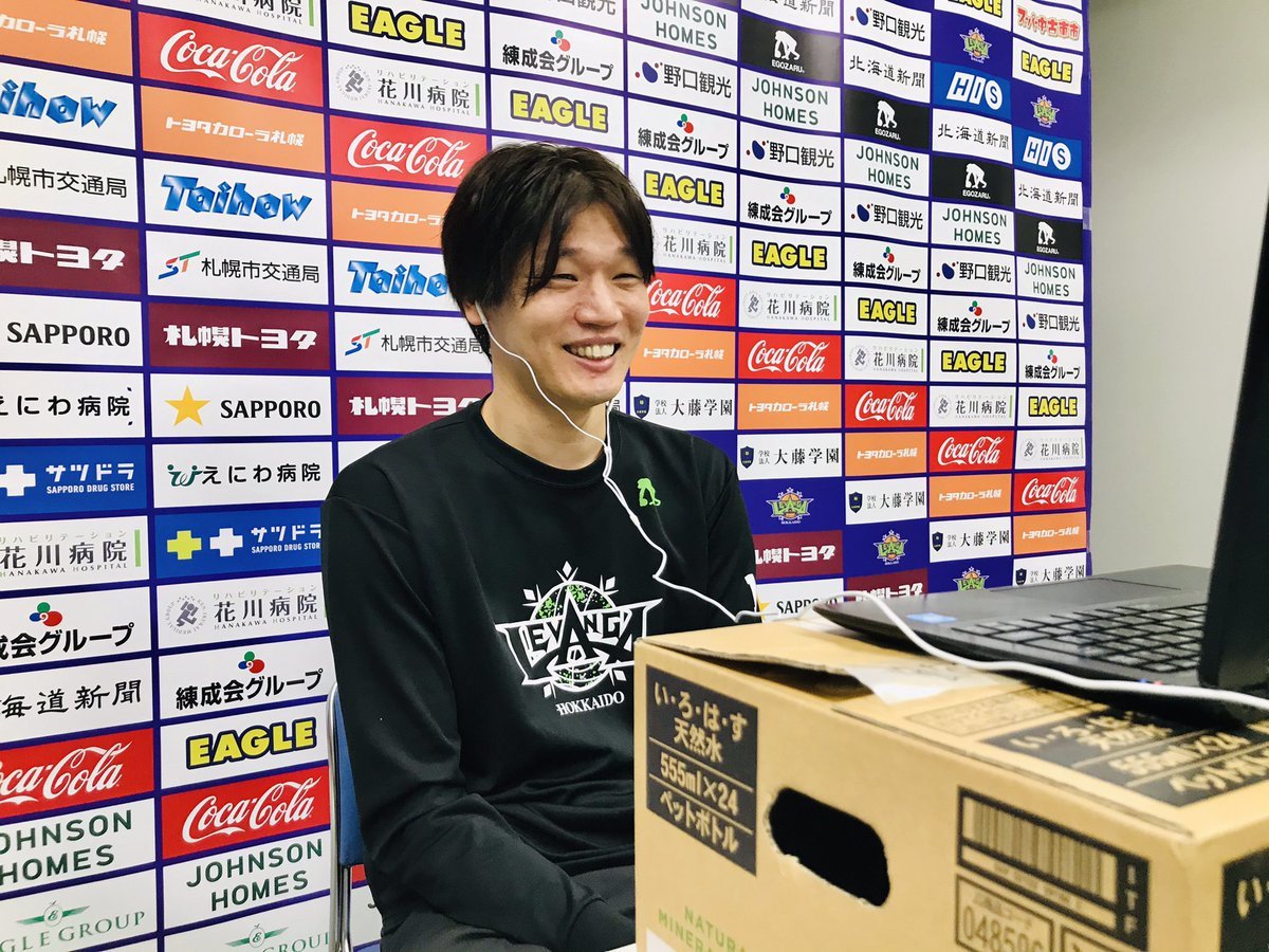 「B.WEEK』本日配信📡#桜井良太 選手がこんな感じでめちゃ楽しそうに井口基史さん今井麻椰さんとお話しした様子、ぜひご覧くだ... [レバンガ北海道【Twitter】]