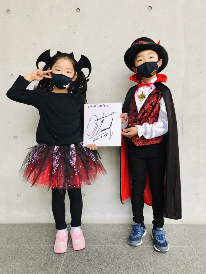 #レバンガハロウィン10/25の来場者仮装大賞は…#しーちゃん と #しーくん に決定🎊🎉なんてCoolでStylishでCuteで…と... [レバンガ北海道【Twitter】]