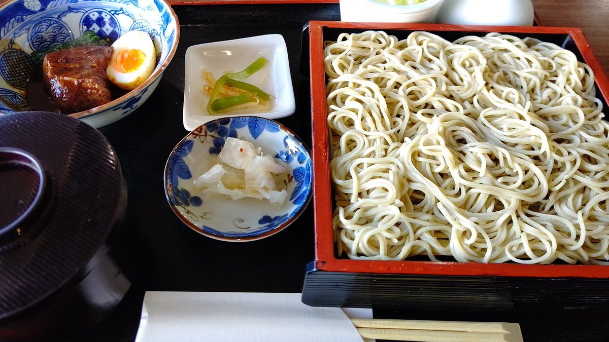 今日の昼は、山の手のお蕎麦屋さんに来てます(笑) [おもちゃの平野【Twitter】]