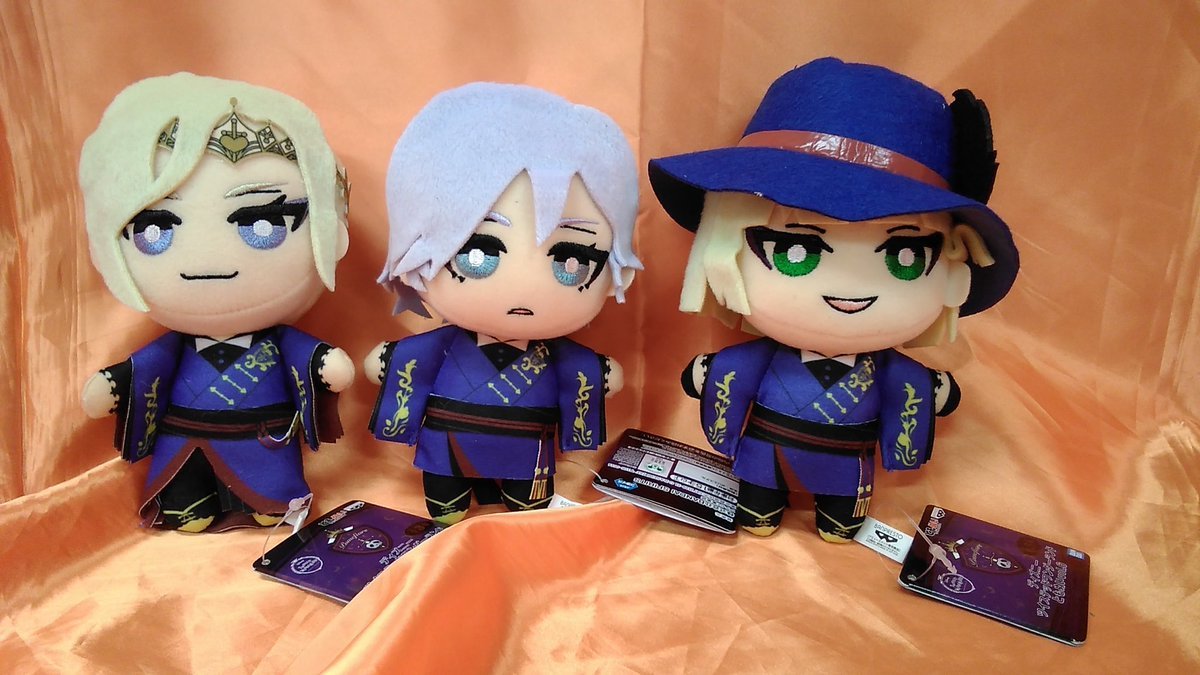 ナムコ限定のツイステともぬいが入荷しました。今回はポムフィオーレ寮の3人が登場です！　#ツイステ [ワンダーシティ札幌 プラボ札幌西町店【Twitter】]