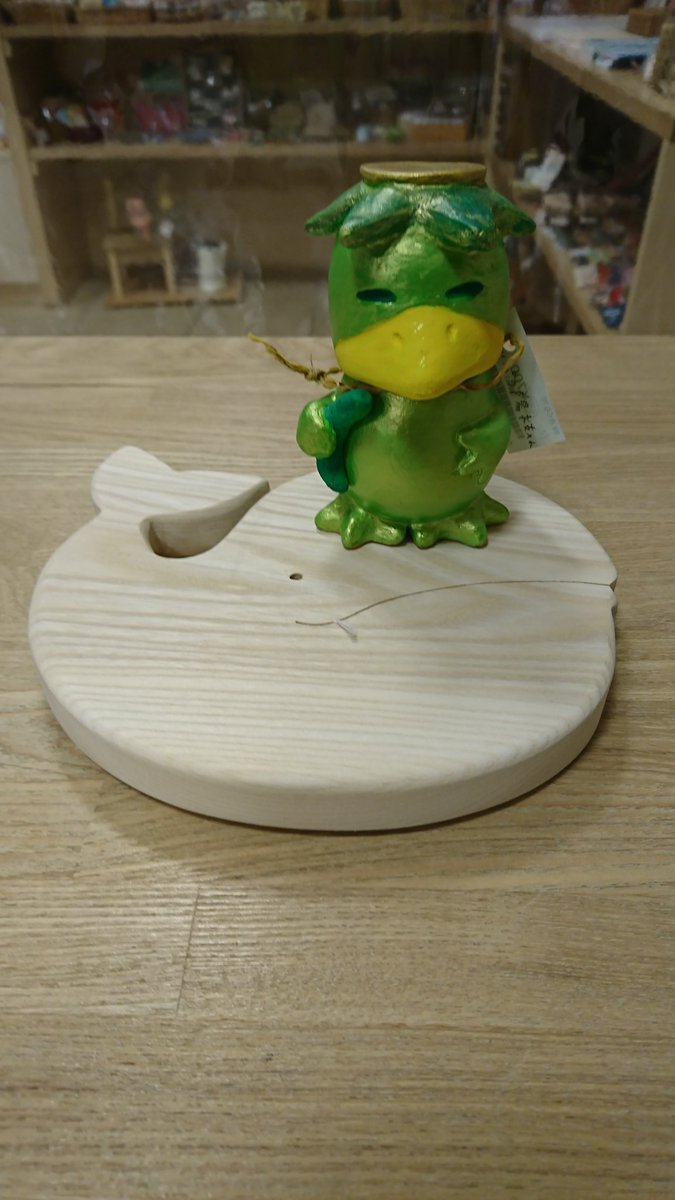 愛らしい商品が入荷しました💕さくらトータルサービスさんの『#カッパ の爪楊枝入れ』です！何とも言えない独特の色合いに、カッパの... [元気ショップいこ～る【Twitter】]