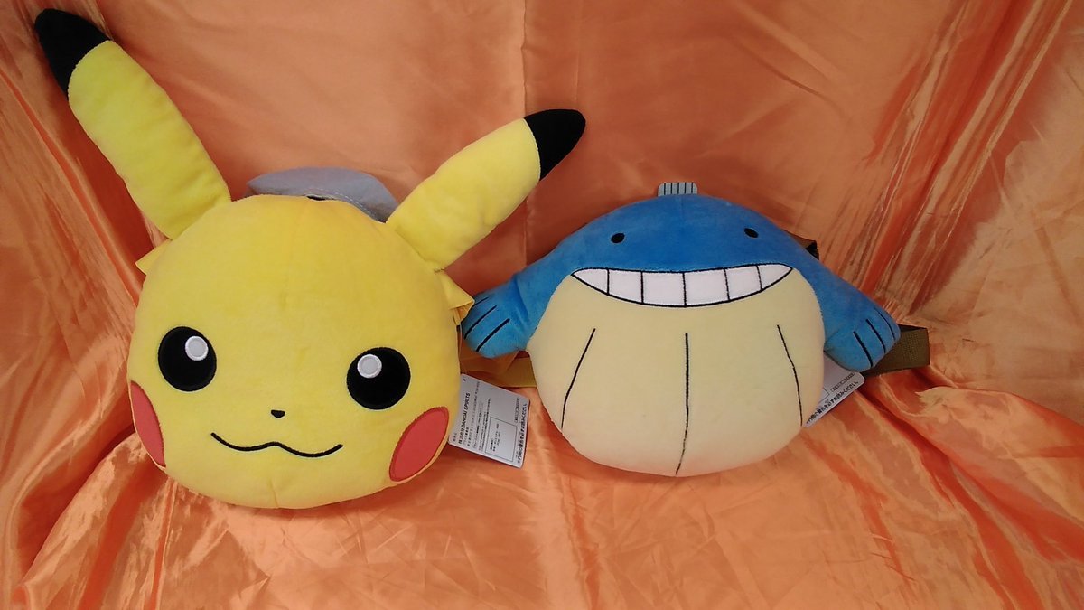 劇場版ポケットモンスター ココの肩掛けぬいぐるみバッグが入荷しました。帽子を被ったピカチュウとホエルコ型水筒の2種類あります。... [ワンダーシティ札幌 プラボ札幌西町店【Twitter】]