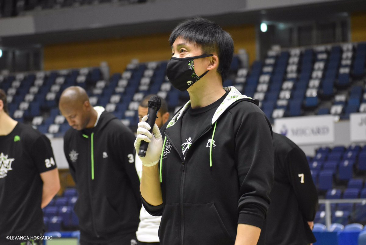 宮永HCご挨拶「厳しい戦いが続いていますが選手は練習から全力で取り組んでくれて、試合に向けてよい準備をしようと、試合に勝とうと... [レバンガ北海道【Twitter】]