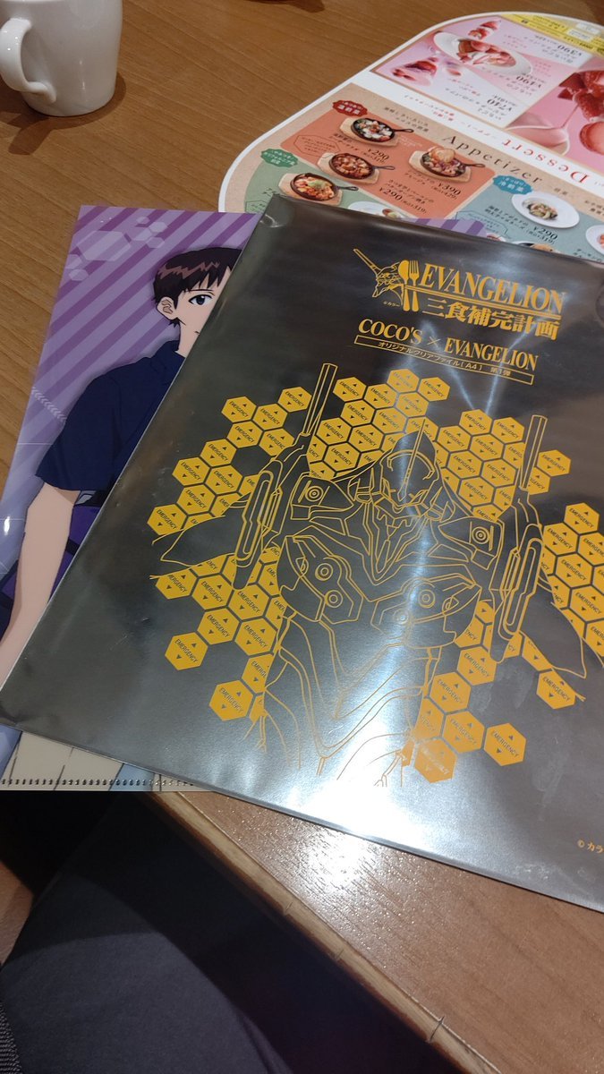 クリアーファイル貰えた？そうなの？ [おもちゃの平野【Twitter】]