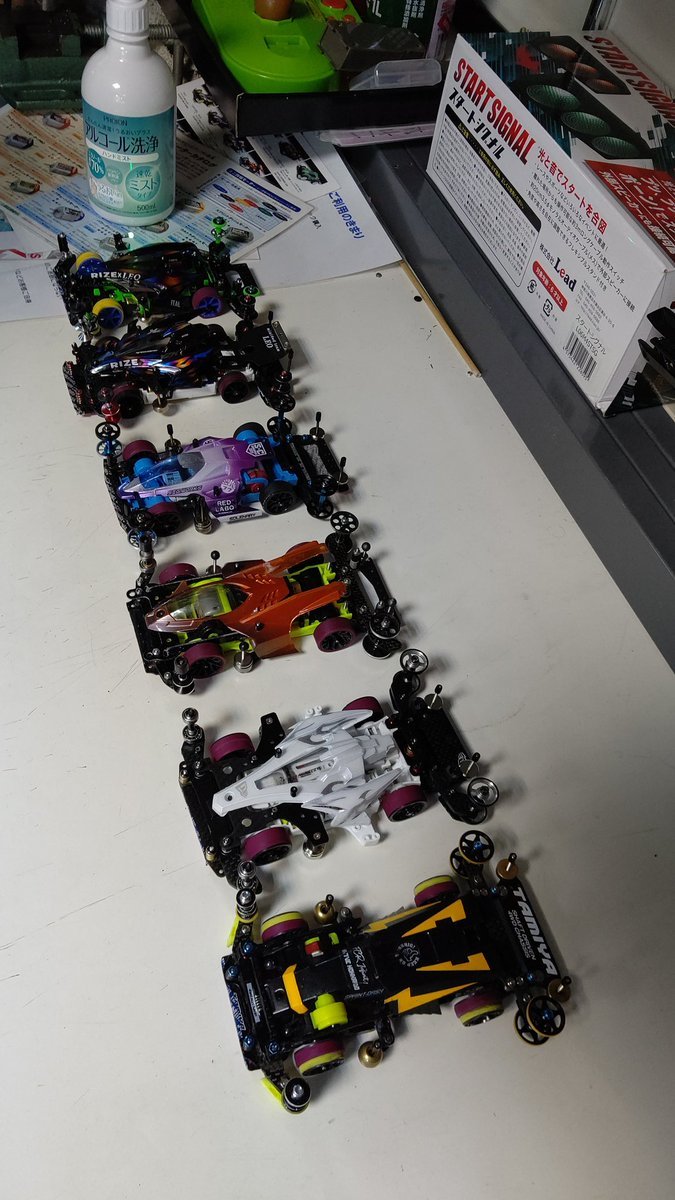 おもちゃの平野ミニ四駆大会、オープン部門始めまーす(笑) [おもちゃの平野【Twitter】]