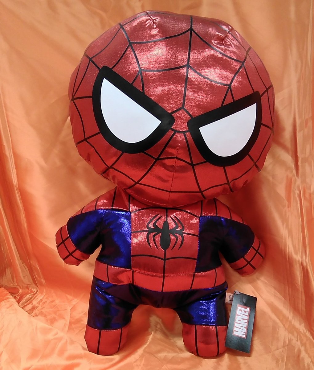 スパイダーマン MARVEL Kawaii Art Collection ギガジャンボメタリック生地ぬいぐるみが入荷しました。とても大きいス... [ワンダーシティ札幌 プラボ札幌西町店【Twitter】]