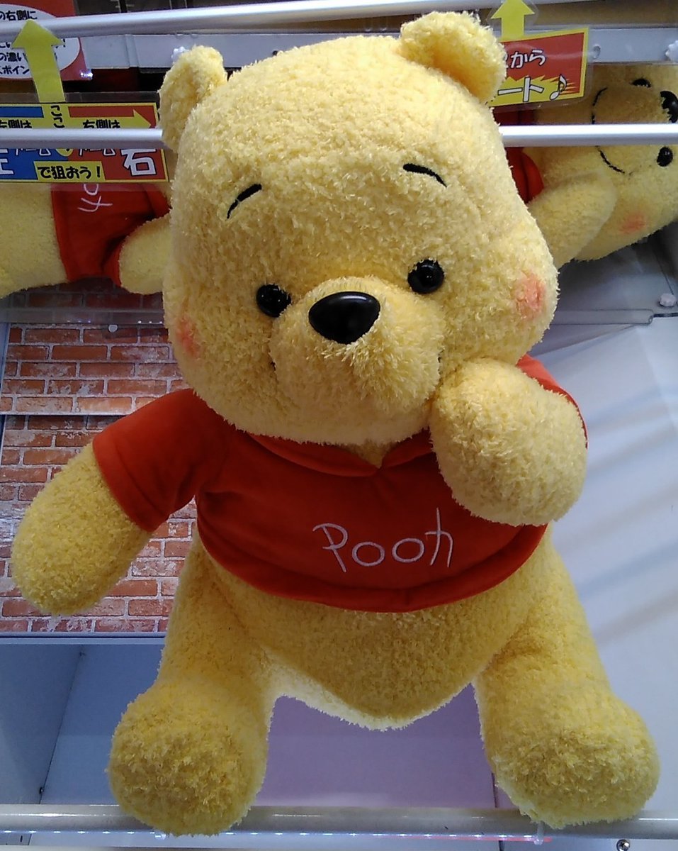 くまのプーさんのぬいぐるみが入荷しました。#くまのプーさん [ワンダーシティ札幌 プラボ札幌西町店【Twitter】]