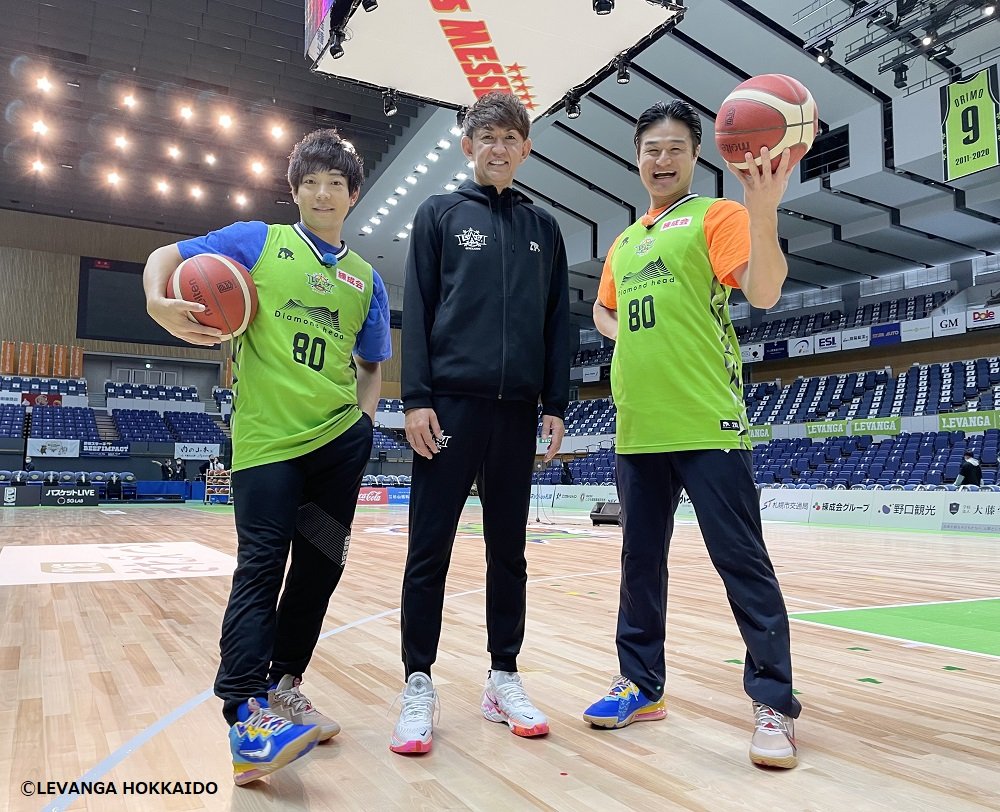 📺テレビ情報📺STV バラエティ番組「#ハレバレティモンディ」と、 #レバンガ北海道 のコラボが実現⛄💚10/16(土)に開催されたホ... [レバンガ北海道【Twitter】]