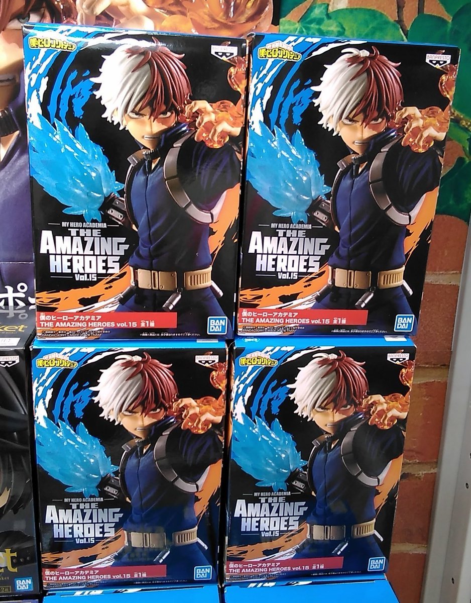 僕のヒーローアカデミアのフィギュアが入荷しました。#ヒロアカ [ワンダーシティ札幌 プラボ札幌西町店【Twitter】]