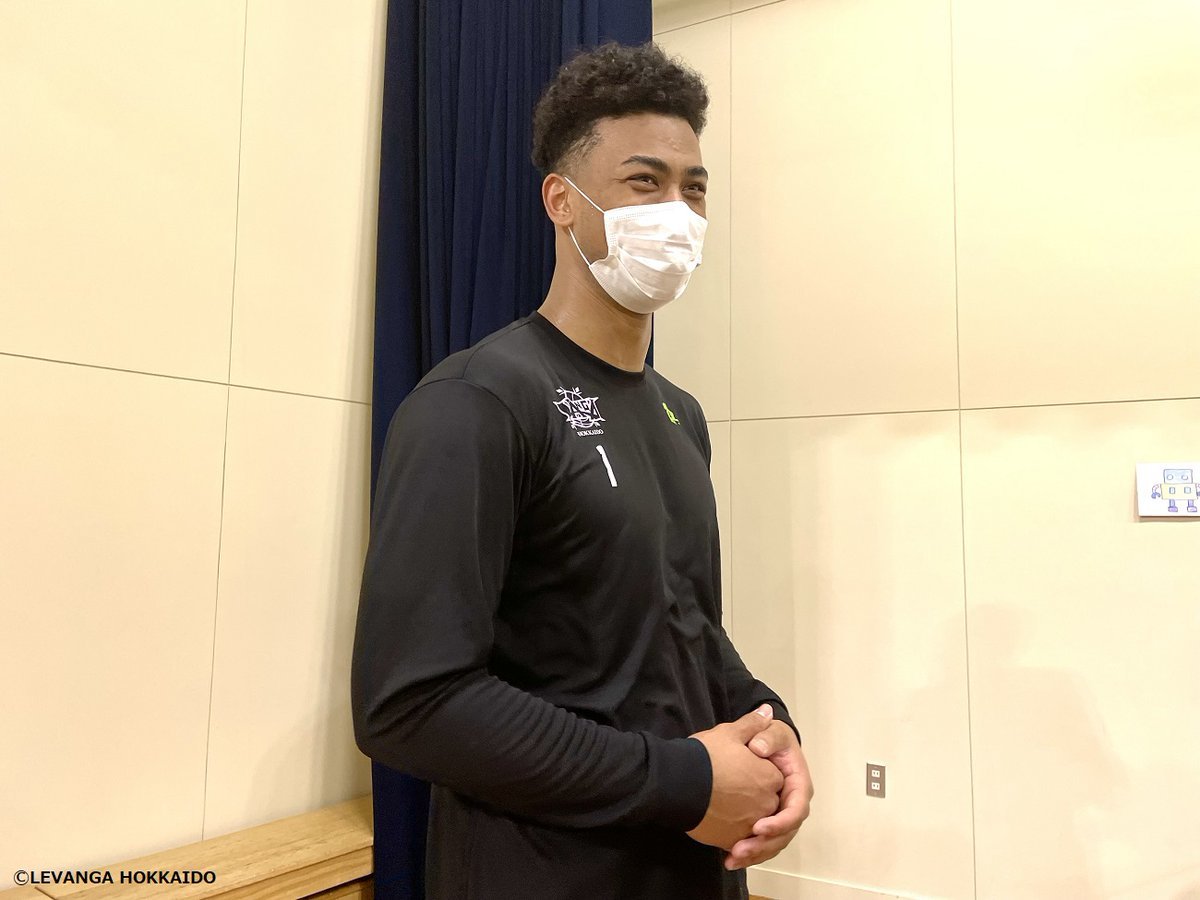 【B.LEAGUE 2021ｰ22 SEASON 第9節vs横浜 前メディア公開練習】#1 #ナナーダニエル弾 選手コメント「ファンの皆さん... [レバンガ北海道【Twitter】]
